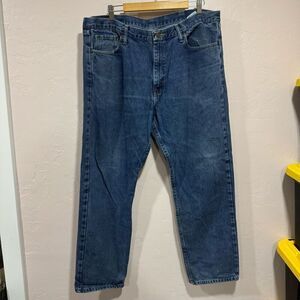 Wrangler Denim Blue Jeans 40 X 32 Relaxed Fit